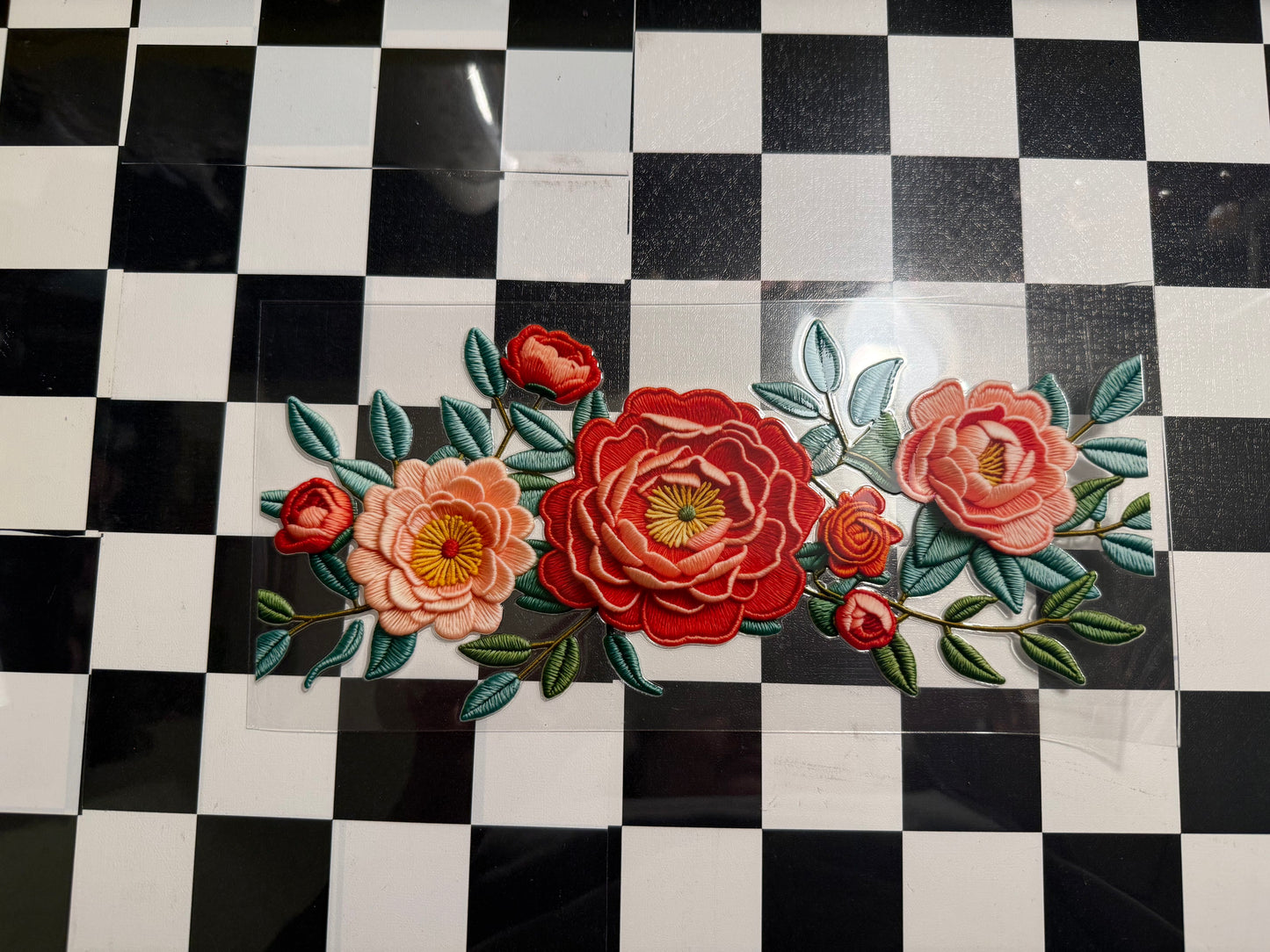 Red and Cream Rose