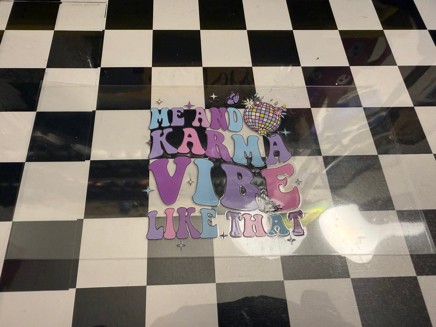 Me and Karma Vibe like that