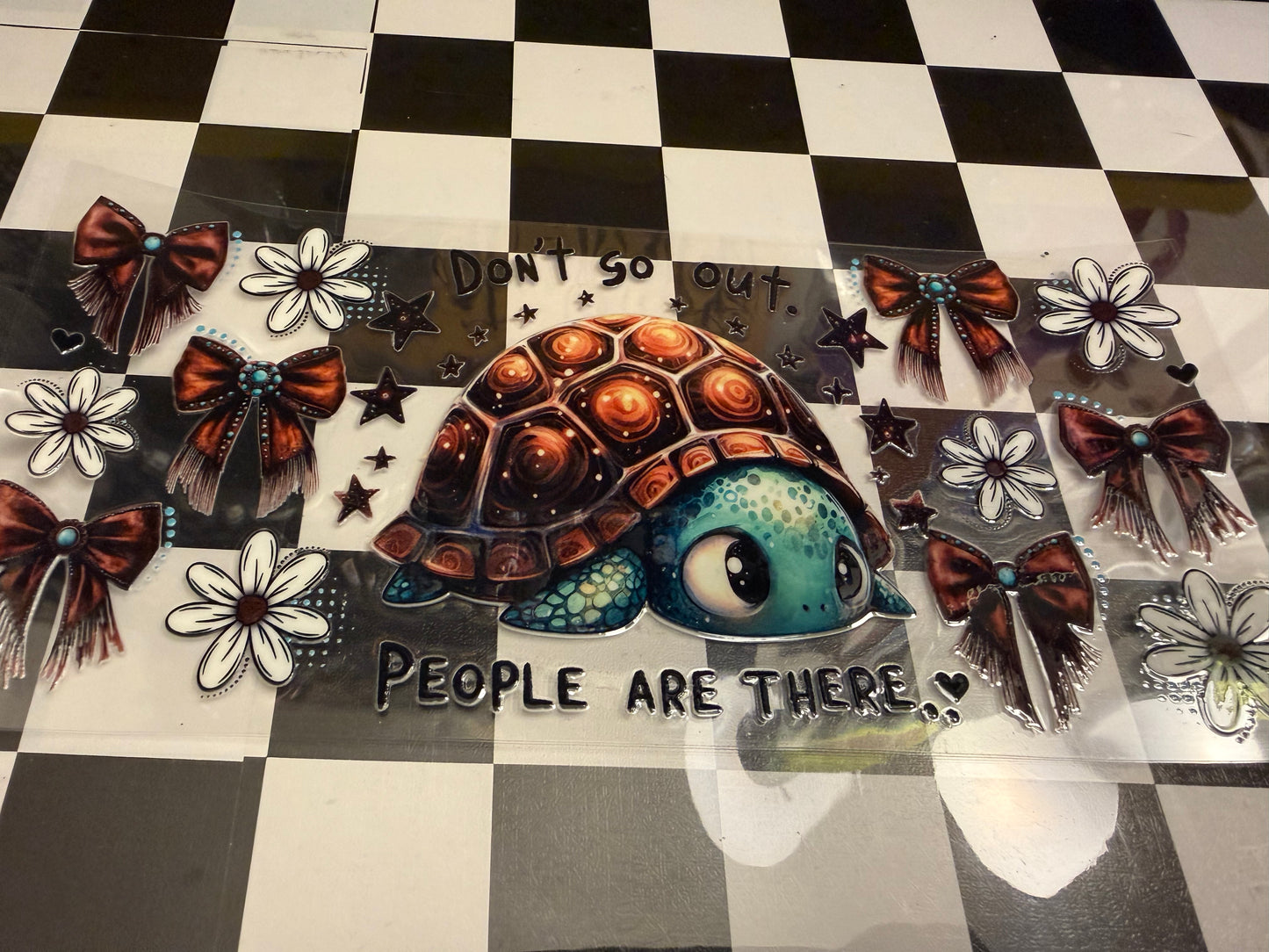 Don't go out people are there