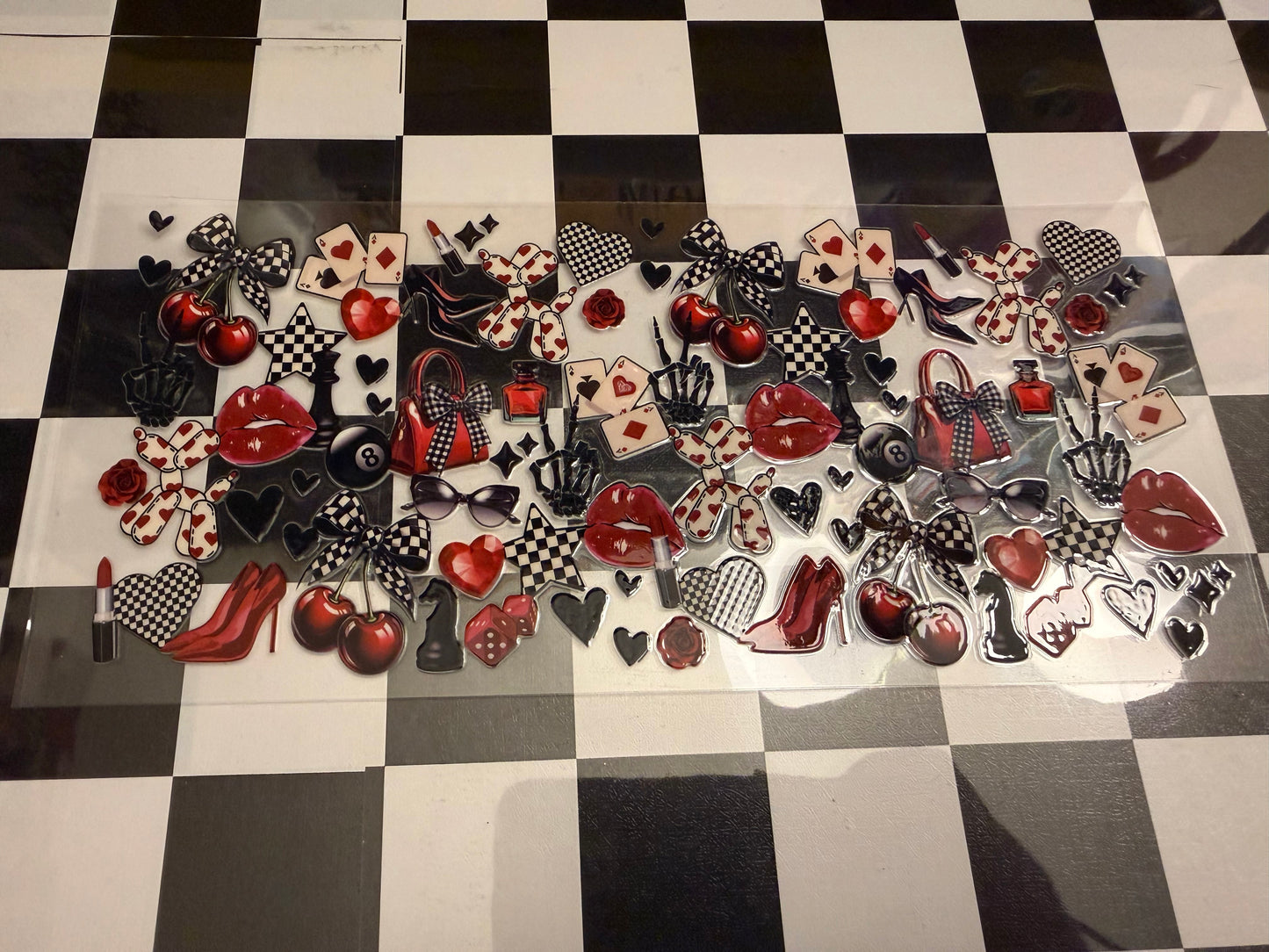 Cherry and Checkered