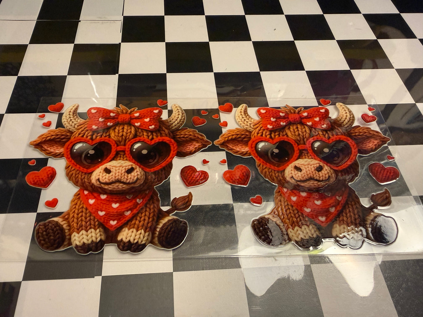 Cow w/ Hearts