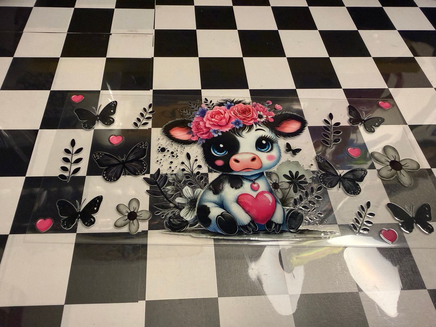 Cow w/ Hearts