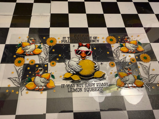 In the interest of full transparency