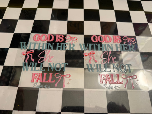 God is within her