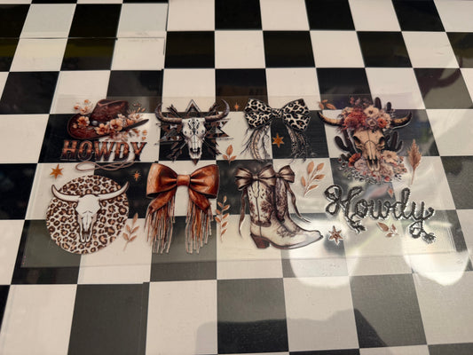 Brown Boots and bows