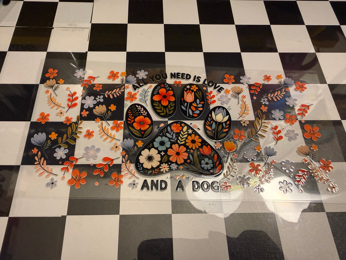 Love and Dog Paw