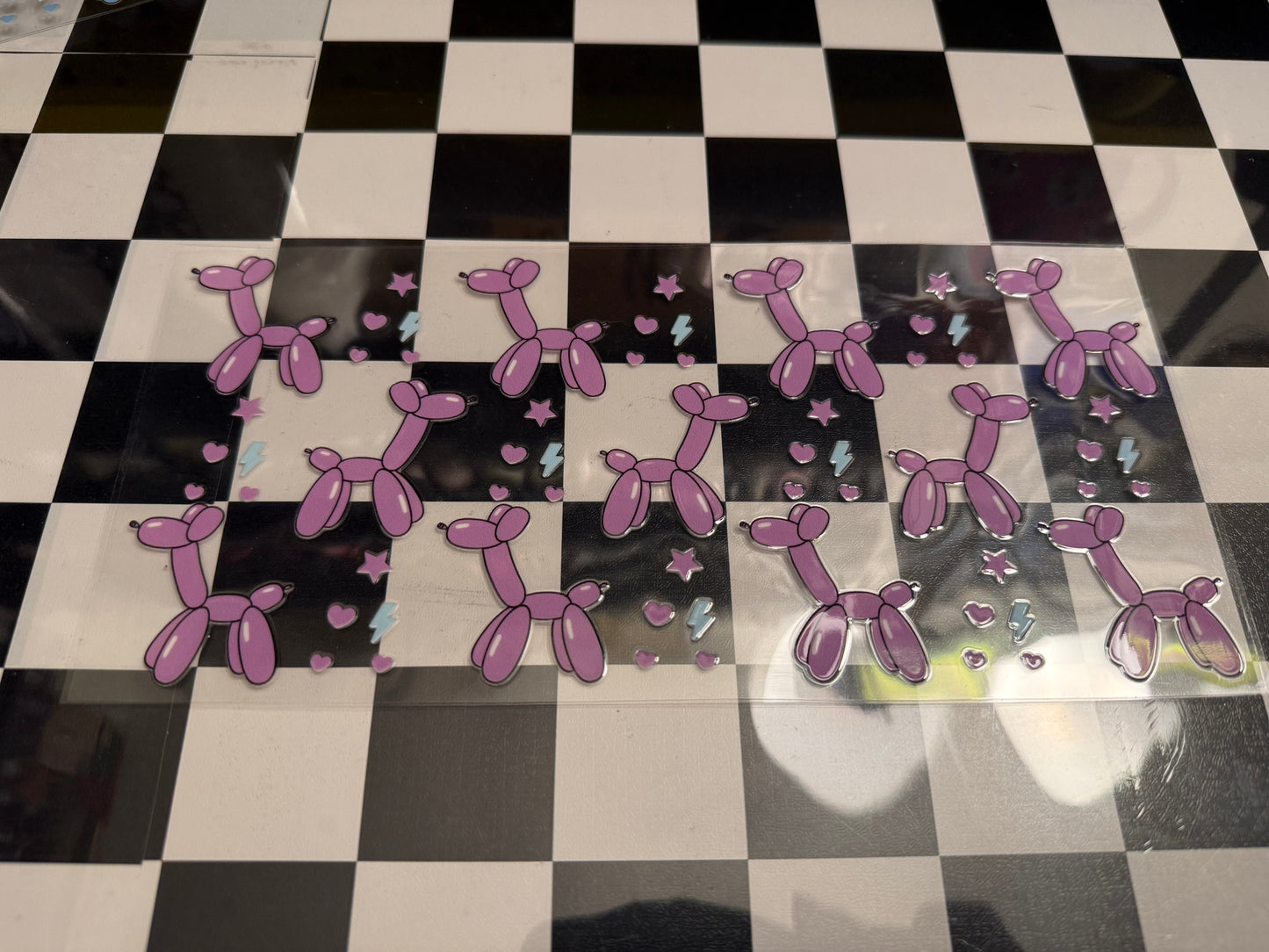 Purple Balloon Dogs