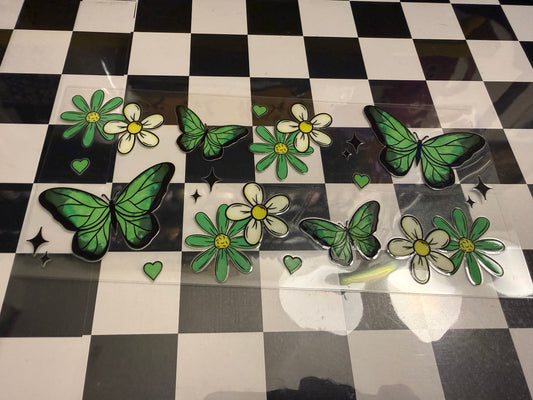 Green Butterflies