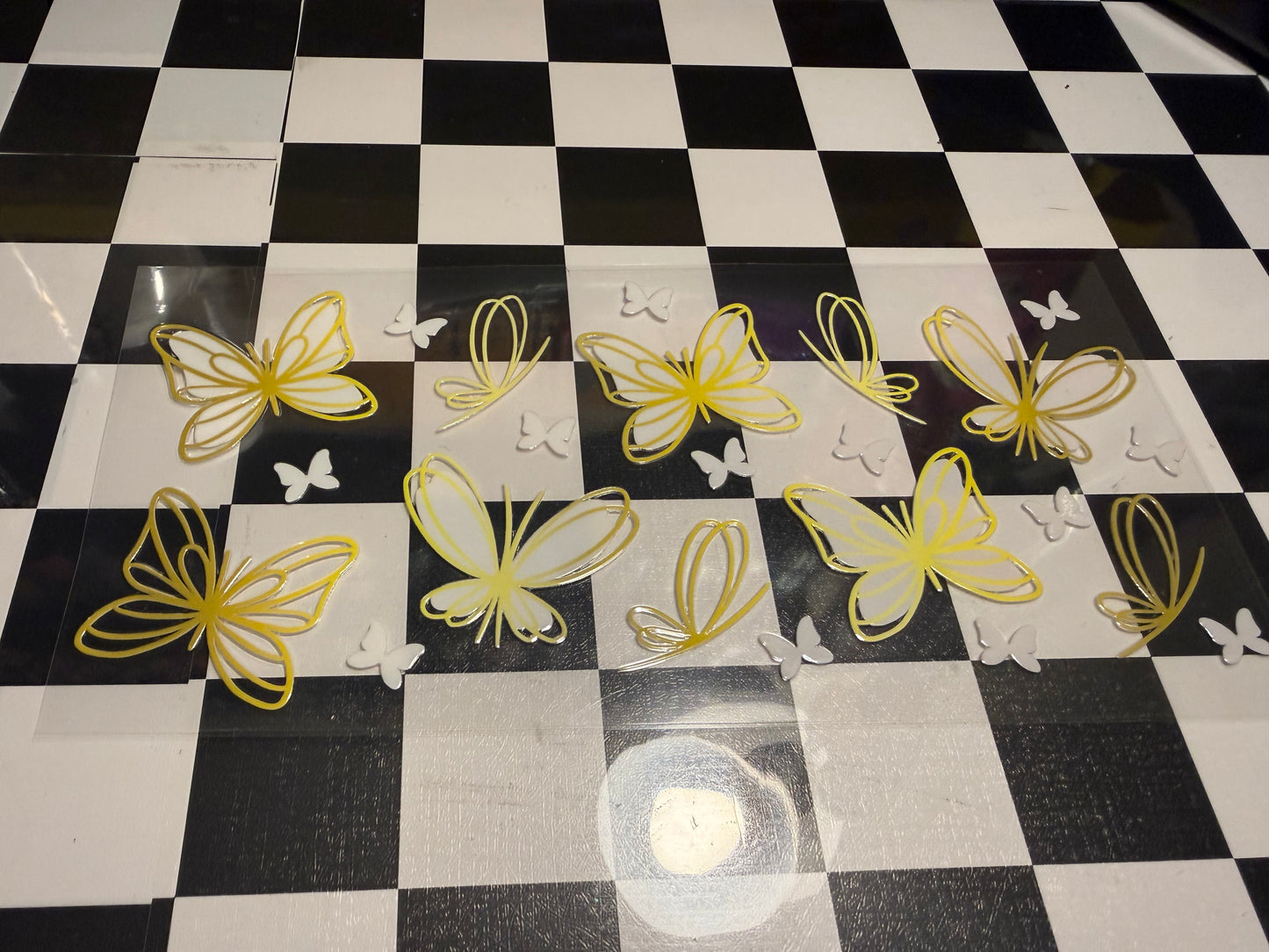 Yellow/Gold Butterflies